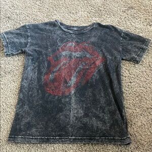 Vintage Black Rolling Stones Graphic T-Shirt